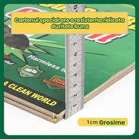 Capcana Autoadeziva pentru Soareci, Vafy, Placa Autoadeziva pentru Rozatoare cu Efect Puternic de Imobilizare, Capcana cu Lipici, pentru Uz Casnic, 19 x 13 xm Verde/Galben