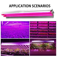 Lampa dubla pentru cresterea plantelor Flippy, 50 cm, T5, tehnologie LED, nu afecteaza plantele, potrivit pentru intregul ciclu de crestere