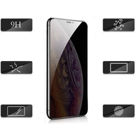 Folie de Protectie, Flippy, compatibila cu Apple iPhone 14 Pro Max, Privacy, Protectie Completa, Sticla, Transparenta