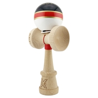 Kendama X Originala ROYAL SPIKE, Profesionala, Flippy, Cupe Mari KING SIZE V3, Super Sticky, Gaura in Baza, Rulment Metalic, din lemn 18 cm, Ata 62/65 cm, Inel Rosu