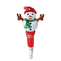 Balon Om de Zapada, Vafy, din Folie de Aluminiu, de Mana, Tema Craciun, 29.5x61.5cm, Multicolor
