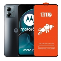 Folie Sticla Securizata pentru Motorola Moto G14, Vafy, Sticla de Protectie Compatibila cu Motorola Moto G14, Full Cover 111D, HD, Margini Negre, Transparenta