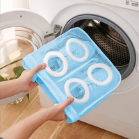 Sac pentru Spalare Incaltaminte, Flippy, pentru Masina de Spalat, 28x24.5x8 cm, Albastru
