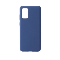 Husa protectie Vafy compatibila cu Samsung Galaxy S21 Ultra Liquid Silicone Case Albastru