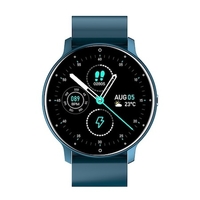 Ceas smartwatch si bratara fitness Vafy ZL02D, oxigen, ritm cardiac, pedometru, notificari, IP67, Compatibil cu Android/iOS, vibratii, multi sport, Albastru inchis