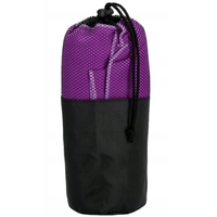 Prosop de plaja cu uscare de rapida, husa de transport, 75x150cm, violet