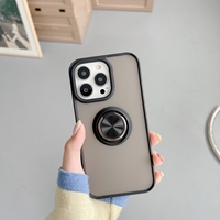 Husa de protectie Vafy compatibila cu Apple iPhone 13 Pro,Defender cu prindere inel,Negru