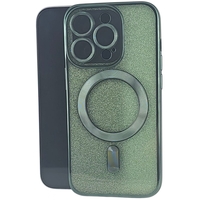 Husa de Protectie 2 in 1, Vafy, pentru Apple iPhone 14 Pro Max, Compatibila MagSafe, Magnetica, cu Protectie Lentila, din TPU, Verde