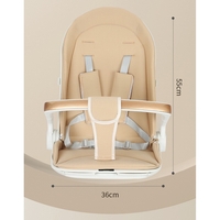 Carucior Sport Flippy 3in1, 6-36 Luni, Reversibil, Pliabil, Tavita pentru Masa, Pozitie de Somn, Centura de Siguranta, Roti 360, Suport Pahar, Copertina pentru Soare, 32x63x95cm, Alb, Model Ursulet