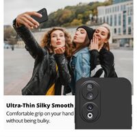 Husa Protectie, Vafy, compatibila cu Honor 90, TPU Carbon, Negru