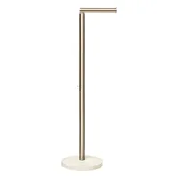 Suport hartie igienica 5Five Come cu rezervor integrat, inox, 60 cm, aramiu