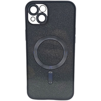 Husa de Protectie 2 in 1, Vafy, pentru Apple iPhone 14 Plus, Compatibila MagSafe, Magnetica, cu Protectie Lentila, din TPU, Negru