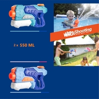 Set 4x Pistol cu Apa pentru Copii, Flippy, 6ani+, Multicolor, 2x 550 ML + 2x 300 ML
