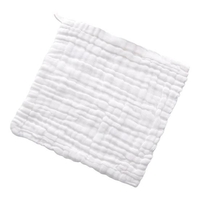 Prosop Absorbant, Flippy, din Bumbac, 6 Straturi, 30 x 30 cm, Alb