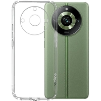Husa de Protectie, Vafy, pentru Realme 11 Pro+, TPU Protect Plus, cu Dust Plug, Transparent