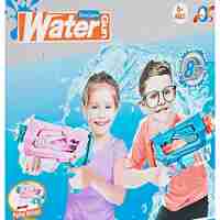 Pistol cu Apa pentru Copii, Rezervor, Pentru Piscina/Plaja, Flippy, 6ani+, Quick Fill, Albastru, 600ML