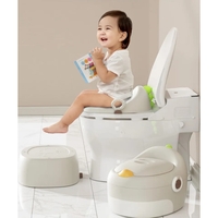 Olita pentru Copii, Flippy, 3 in 1, Detasabila, Inaltator, Reductor WC, cu Capac, 100 de Saci de Unica Folosinta, Gri