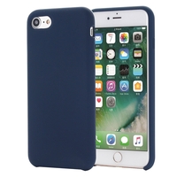 Husa protectie Vafy compatibila cu Apple iPhone 7/8/SE 2020 Liquid Silicone Case Albastru Inchis