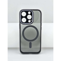 Husa de Protectie Compatibil cu iPhone 16 Pro, Vafy, Incarcare Wireless, Tehnologie Magsafe, Carcasa din TPU/ PC, Protectie Camera, Antisoc, Antizgariere, Gri