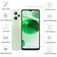 Folie Sticla Securizata, Vafy, Pentru Realme C53, Full Glue, Margini Negre, Transparent