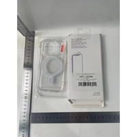 Husa de protectie Vafy compatibila cu Apple iPhone 15 Pro, MagSafe Blister, gaura mare camera, transparenta