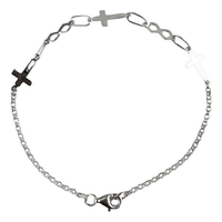 Bratara Argint 925 Cruce si Infinit, 2 g