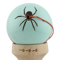 Kendama X Originala Silken, Profesionala, Flippy, Cupe Mari KING SIZE V3, Super Sticky, Gaura in Baza, Rulment Metalic, din lemn 18 cm, Ata 62/65 cm, Verde Mint