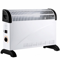 Convector Electric Clasic, Vafy, 2000W, 3 Trepte de Putere, Termostat, 53x19.8x38 cm, Alb