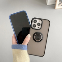 Husa de protectie Vafy compatibila cu Apple iPhone 13,Defender cu prindere inel,Negru
