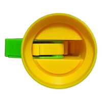 Desfacator Doze, Vafy, din ABS, 10.7 x 8 cm, Manual, Galben/Verde