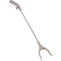 Cleste pentru Colectarea Deseurilor, Vafy, din Metal si Plastic, 96.5 cm, Fara Maini Murdare, Gri