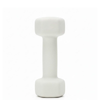 Set gantere din fonta cu invelis neopren, 12 kg cu suport, capete hexagonale, 2x1 kg 2x2 kg 2x3 kg, multicolor
