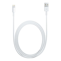 Cablu de date si incarcare Apple, Lightning to USB, Alb