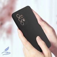 Husa protectie Vafy pentru Samsung A53 5G Liquid Silicone Negru