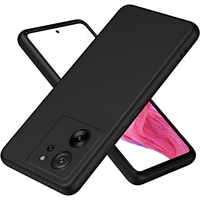 Husa de Protectie, Vafy, pentru Xiaomi Redmi 13T, Liquid Silicone, cu Microfibra pe Interior, Protectie Antisoc, Compatibil Incarcare Wireless, Negru