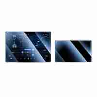 Set 2 Folii de Sticla Securizata, Flippy, Compatibila cu Tesla Model 3 / Tesla Model Y, Ecran Frontal si Spate, Anti Blue-Ray, 4K Ultra HD, Anti-amprenta, 2.5D, Transparent