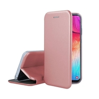 Husa de protectie Vafy compatibila cu Apple iPhone 11 Magnet Book Case Roz-Auriu
