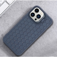 Husa de Protectie TPU, Vafy, pentru Apple iPhone 14 Pro, 3D Cube, cu Inel, Protectie Camera, Antisoc, Antizgariere, Antialunecare, Acoperire Completa, Albastru
