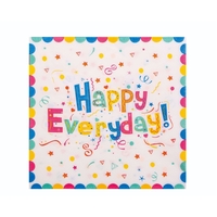 Set 9 Accesorii pentru Masa, Petrecere, Flippy, Model Happy Everyday, 78 buc, Multicolor