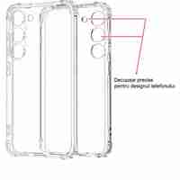Husa de protectie Vafy, TPU, pentru Samsung S23 FE, Antisoc, Protectie colturi, Rezistenta la impact, Transparenta