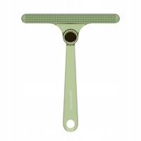 Perie de Indepartare a Scamelor, Flippy, pentru Haine si Par de Animale, cu Doua Fete, Manual, Multifunctional, 12x14.5 cm, Accesoriu pentru Casa, Verde