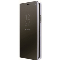 Husa de Protectie, Flippy, pentru Samsung Galaxy A40, Capac Oglinda, din Plastic, Negru