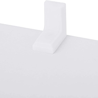 VASAGLE Biblioteca cu 6 compartimente, unitate de depozitare pentru decoratiuni, din lemn, 29x98x98cm, alb