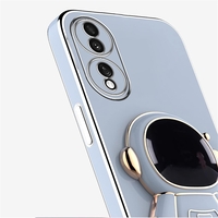 Husa Telefon 2in1, Vafy, Compatibila Huawei P60 Pro, Carcasa TPU cu Suport Inclus Tip Astronaut, Protectie Camere, Albastru