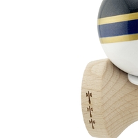 Kendama X Originala ROYAL SPIKE, Profesionala, Flippy, Cupe Mari KING SIZE V3, Super Sticky, Gaura in Baza, Rulment Metalic, din lemn 18 cm, Ata 62/65 cm, Inel Albastru inchis