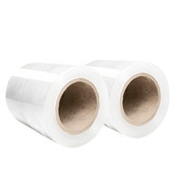 Set 48 Mini Role Folie Stretch Manual, 12.5 cm, 0.38 kg, pentru Ambalat si Impachetat, Transparent