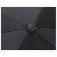 Umbrela, Flippy, Protectie UV Soare, Protectie Ploaie, Pliabila, din Vinil si Otel, 96 x 67 cm, Negru
