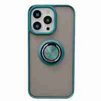 Husa de protectie Vafy compatibila cu Apple iPhone 13 Mini,Defender cu prindere inel,Verde