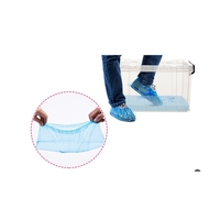 Set 100 Huse de Pantofi Impermeabile de Unica Folosinta, Flippy, Universale, Albastre, pentru Zile Ploioase
