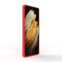 Husa de protectie Vafy compatibila cu Samsung Galaxy S21 Ultra Matte Tpu Rosu